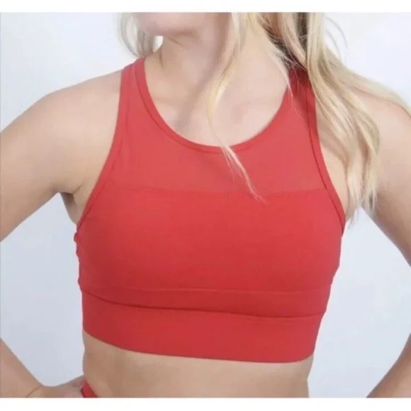 ZYIA Active All Star One More Rep Red Sports Bra - Picture 2 of 10